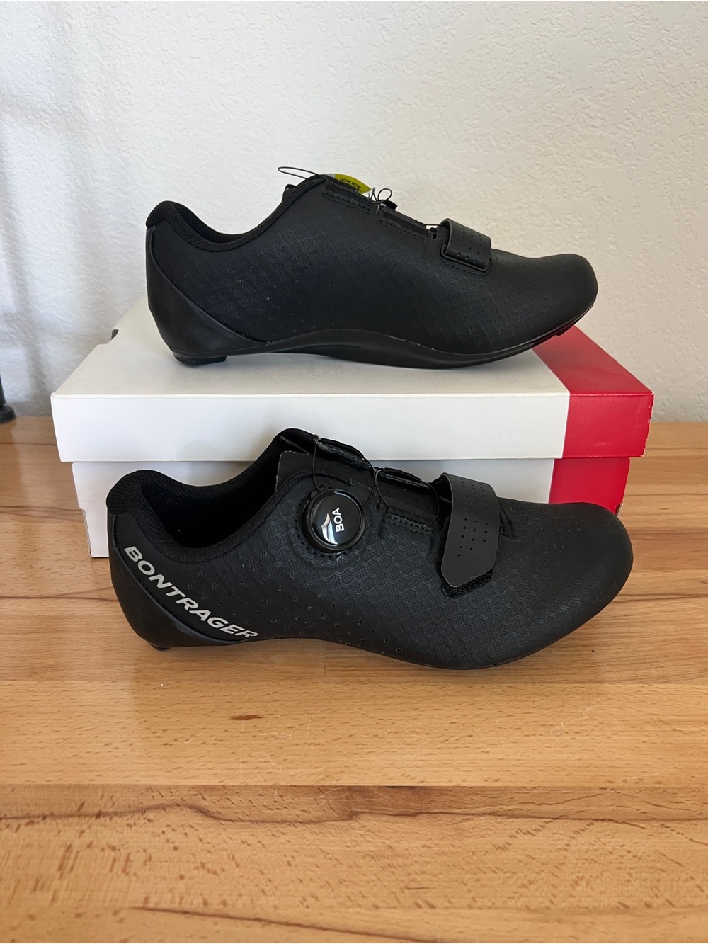 Bontrager Men's Black BOA Road Cycling Shoes Size 40